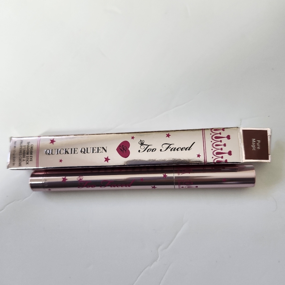 Too Faced Quickie Queen Cream Eyeshadow Stick Pure Magic New in‎ Box